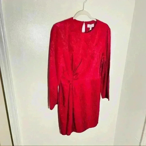 NWT & Other Stories Jacquard Snake Print Knot-Detail Mini Dress - Picture 3 of 7